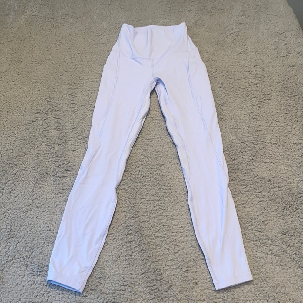 Lululemon double Align High-Rise Pant with Pockets 25"
Pastel Blue size 2